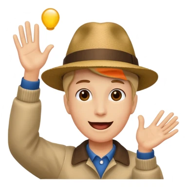 corso terminato vittoria solo cappello in aria sticker