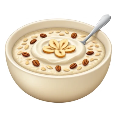 I want an emoji of all bowl with porridge sticker