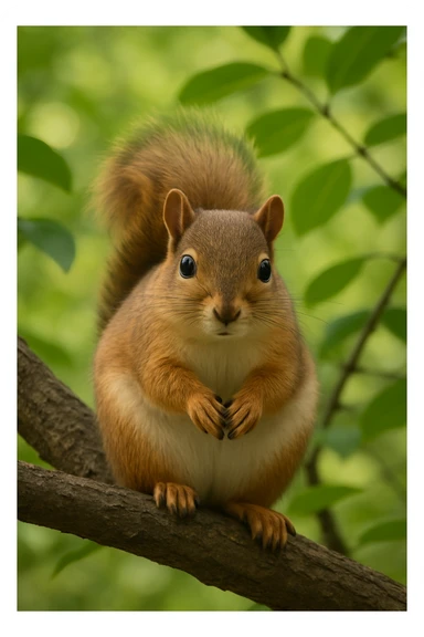 Squirrel sticker