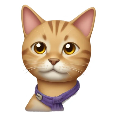 Cat with chokopie sticker