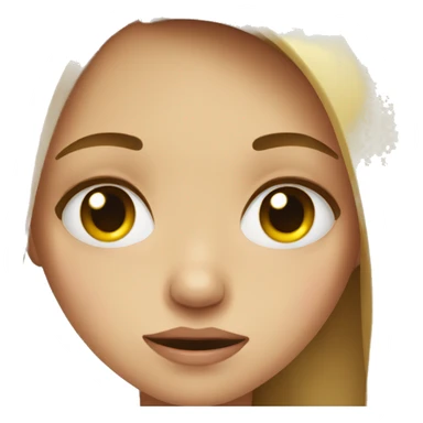 Girl with tears sticker