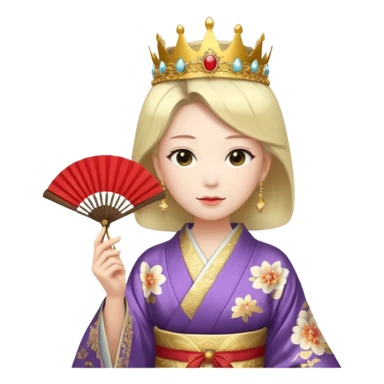 Japanese Queen sticker