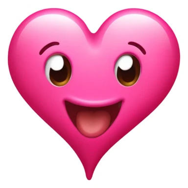  Poop emoji pink and red heart  sticker