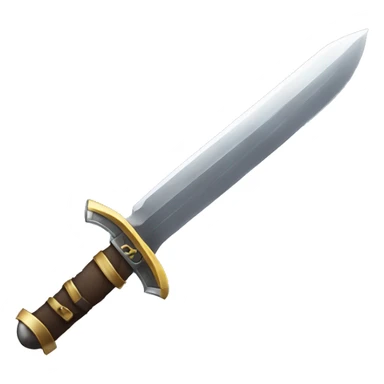 sword but the blade is floppy sticker