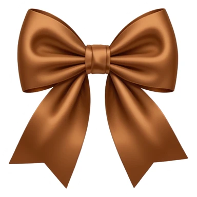 Brown Bow sticker