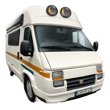 fiat ducato motorhome alkoven oldtimer sticker