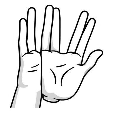 movie director hand frame gesture, film framing sticker