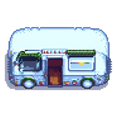 floating bus sticker