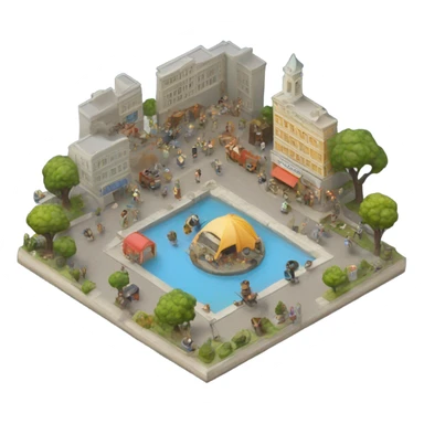 Diorama sticker