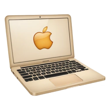 an MacBook from the 80's sticker