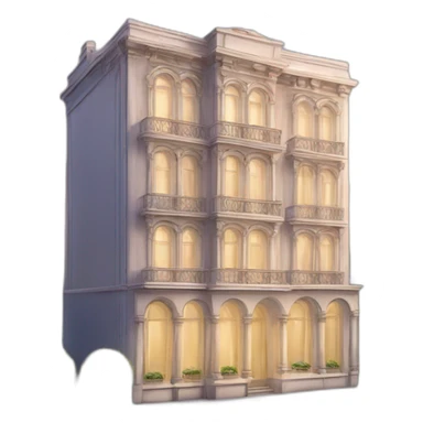 immeuble de luxe sticker