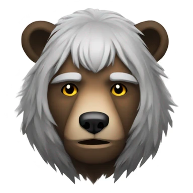 A bear as a Witcher sticker