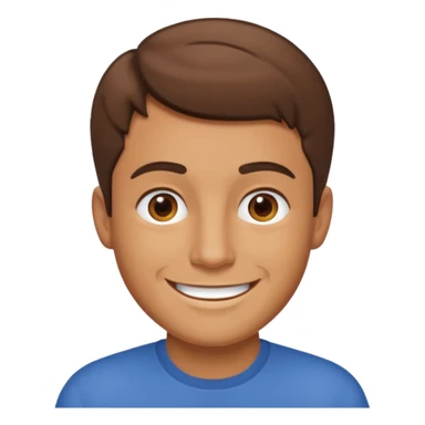 Fat tan man emoji sticker