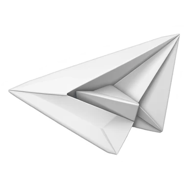 emoji avion de papel sticker