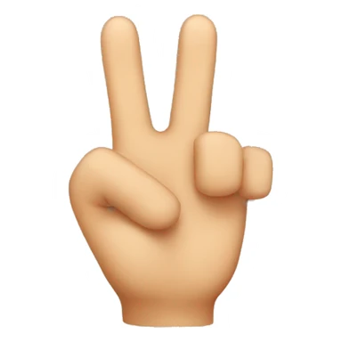 Finger guns sticker