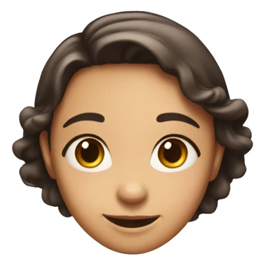 smiling girl in love sticker