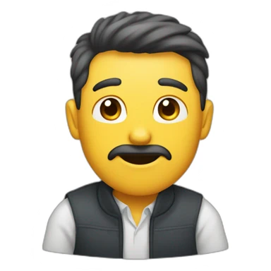 Hombre llamando en whuatsapp sticker