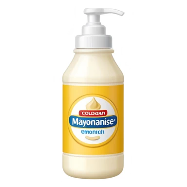 mayonnaise bottle sticker