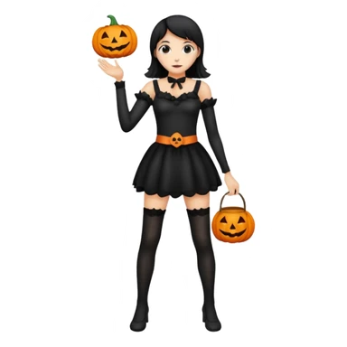 Pantyhose Helloween sticker