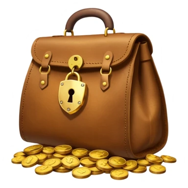 Rupee bag with a broken lock — Symbolizing Scams (Ponzi schemes) sticker