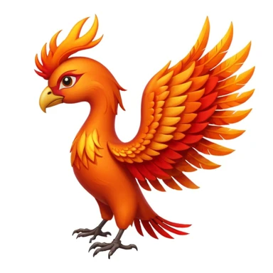Phoenix bird sticker