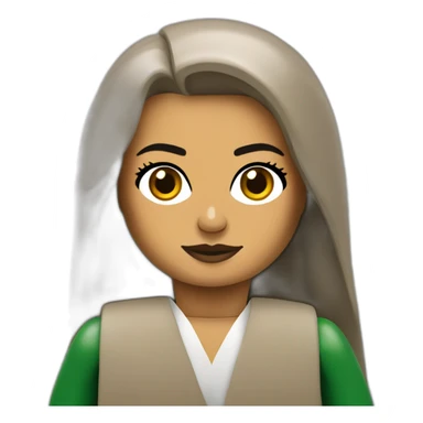Lego Saudi woman sticker