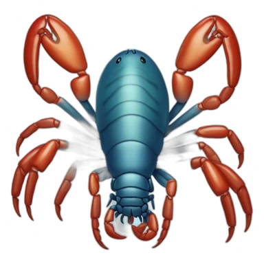 Homard bleu sticker