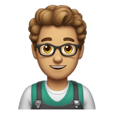 bear cashier Character sticker