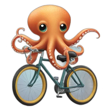 OCTOPUS on a bike sticker