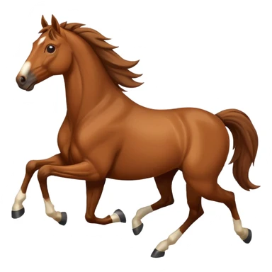 hewan kuda lari sticker