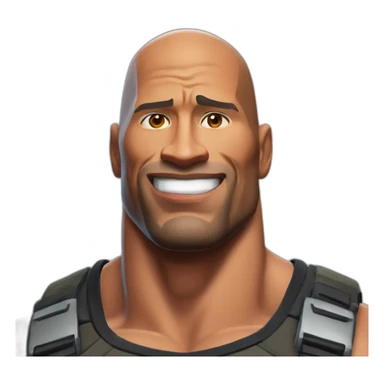 Fortnite dwayne johnson sticker