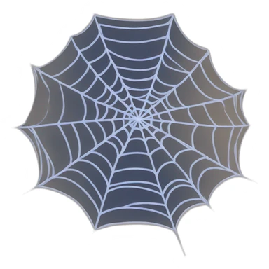spiderweb sticker
