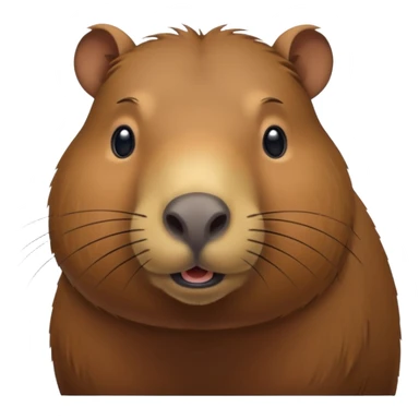 Create a capybara less like a chipmunk sticker
