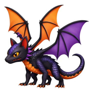 Salandit-Noibat-Litten-Hybrid (Full body) sticker