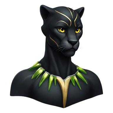 black phanter animal sticker