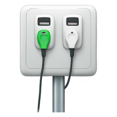 single charging station sticker