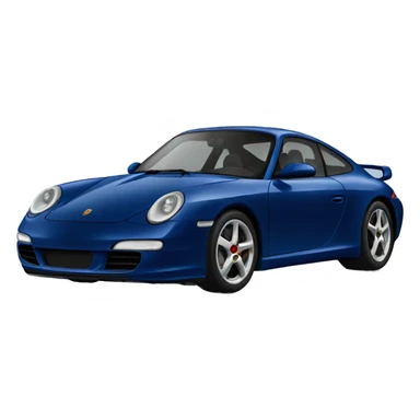 dark blue Porsche sticker