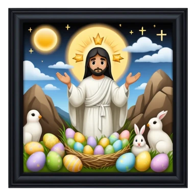 La pascua de Dios. Pascua sticker