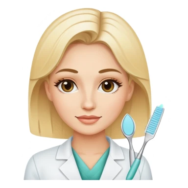 blonde esthetician  sticker