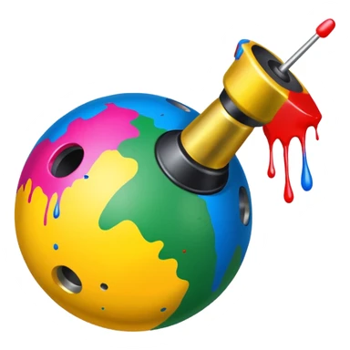 paintball bullett sticker