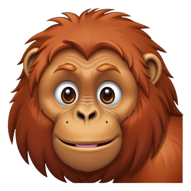 crea un orangutan sticker