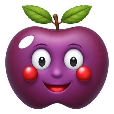 acai berry apple emoji  sticker