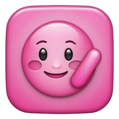 button that says "OK" on a pink background sticker