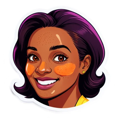 Hyperpigmentation meme sticker