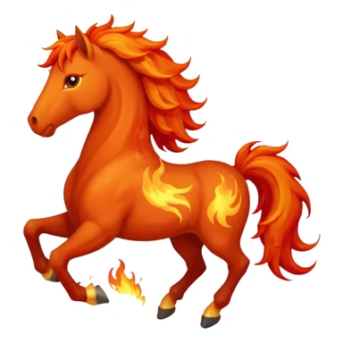 fire horse sticker