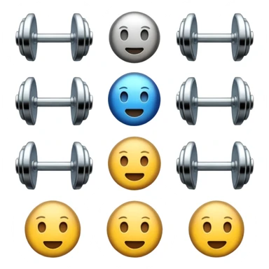 emojis of strength sticker