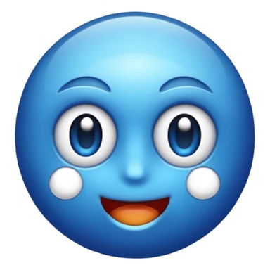 Um laço azul sticker