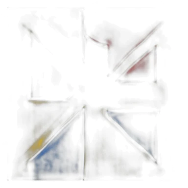 flag emoji with a blue Scandinavian cross with a red outline on a yellow background Ingermanland sticker