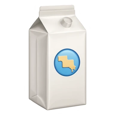 Whole Milk carton sticker