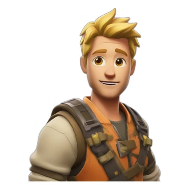 Jonesy from Fortnite sticker